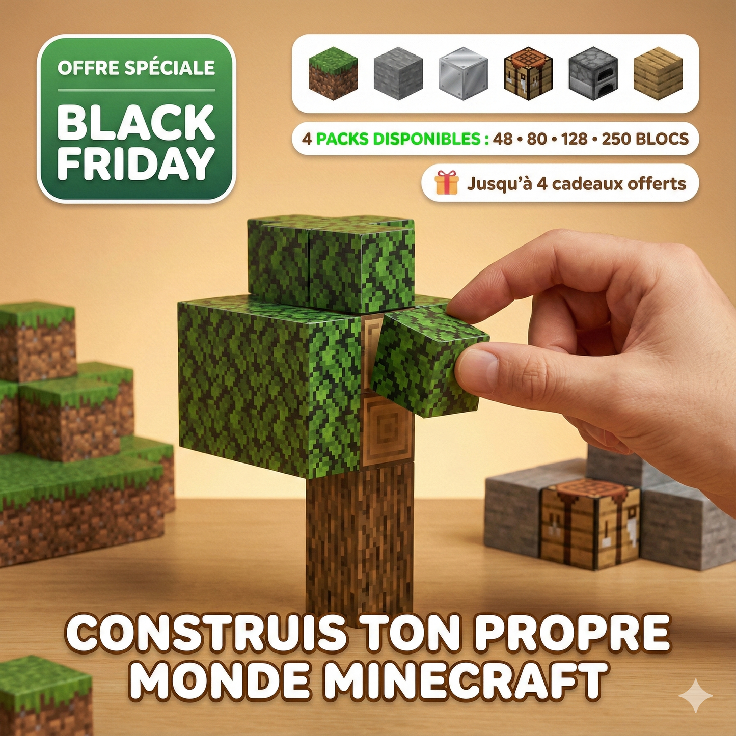 CraftCubes™ - Un jeu calme, créatif et 100 % sans écran