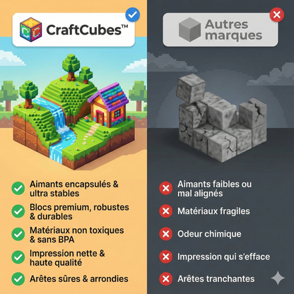 CraftCubes™ - Un jeu calme, créatif et 100 % sans écran
