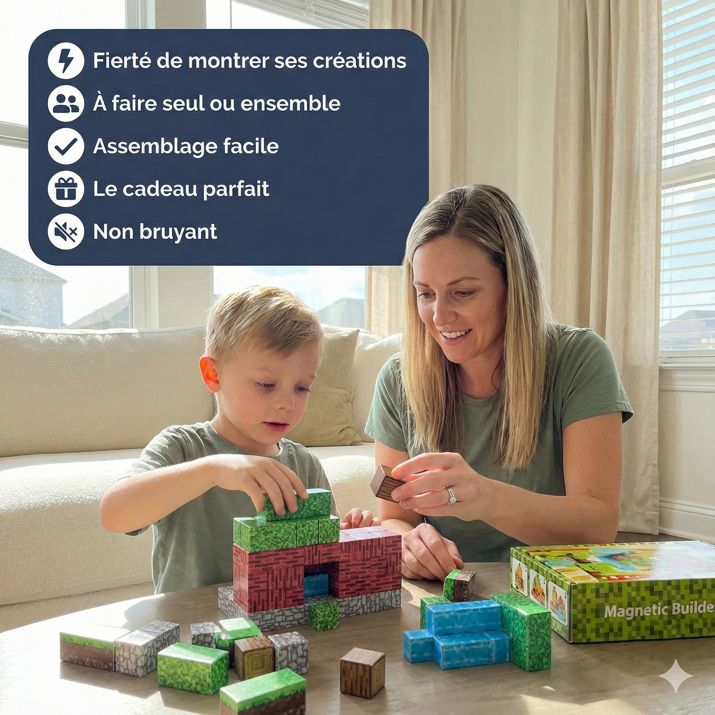 CraftCubes™ - Un jeu calme, créatif et 100 % sans écran